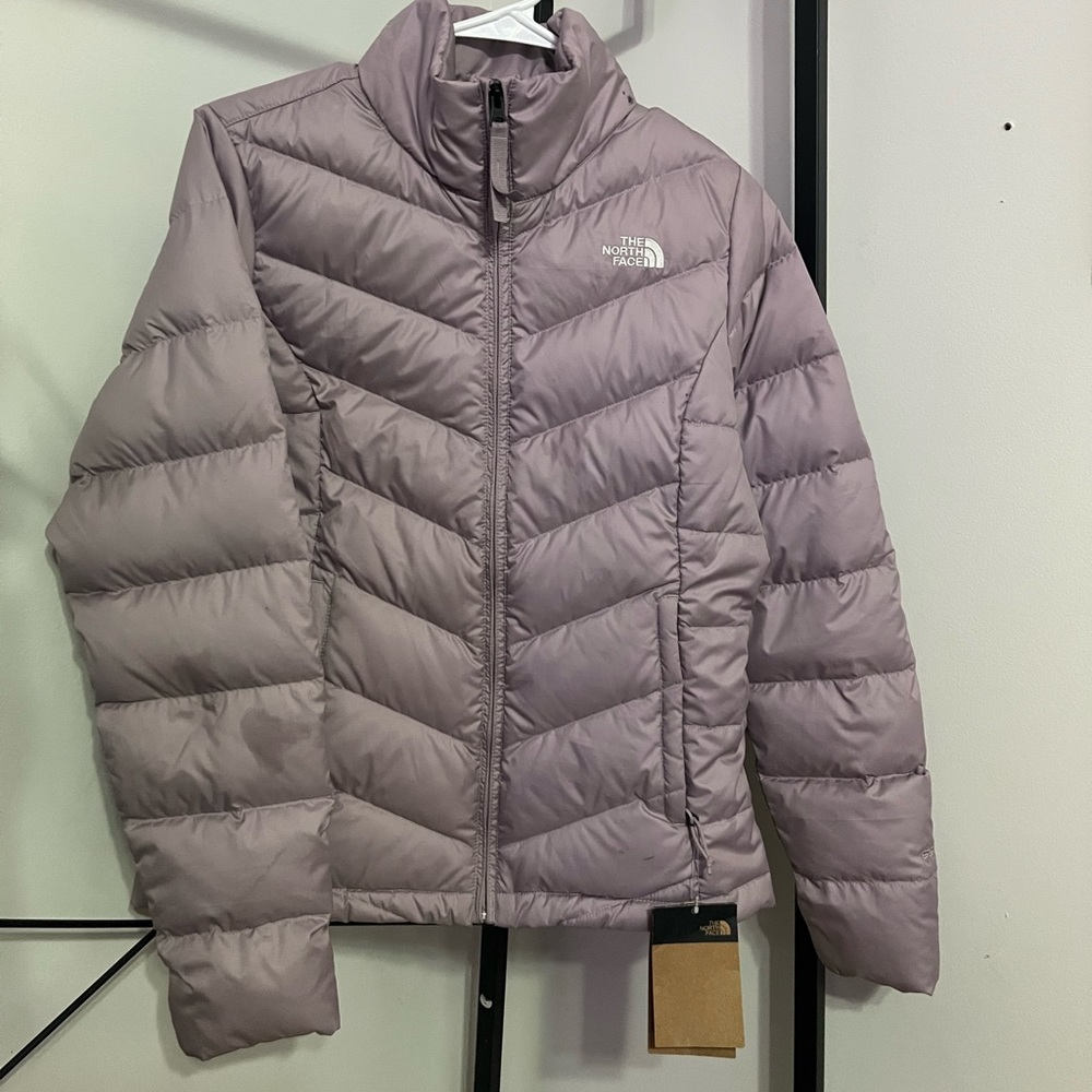Lavender north face coat